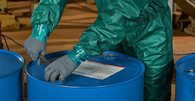 Ansell chemical gloves