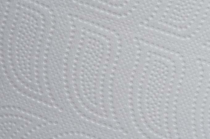 Embossed toilet roll