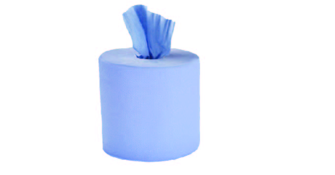 blue centrefeed