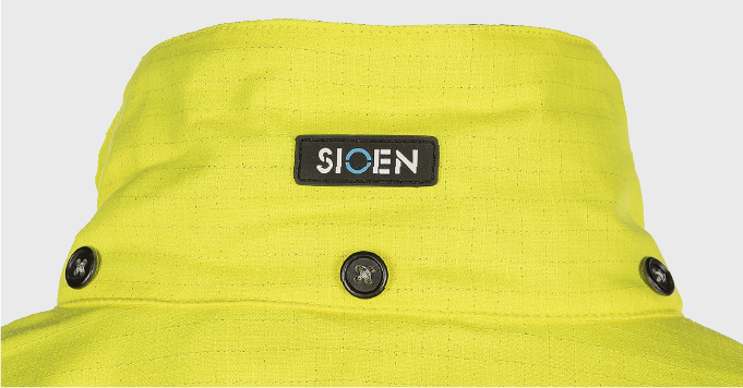 Hi Vis jacket collar