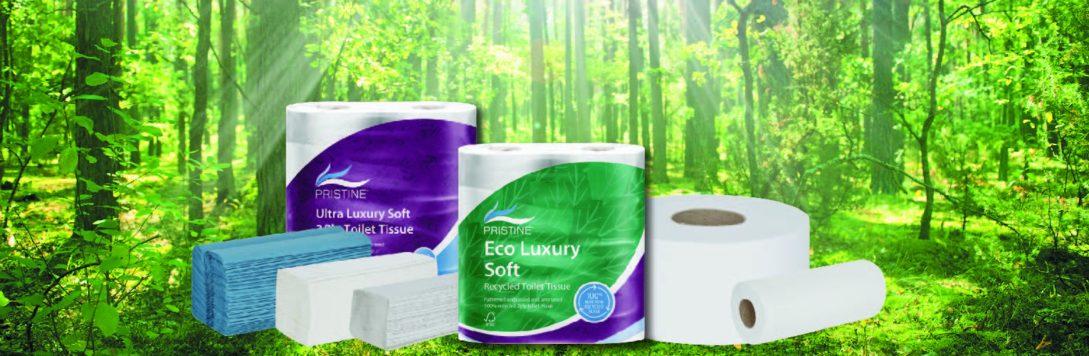 toilet rolls in the woods